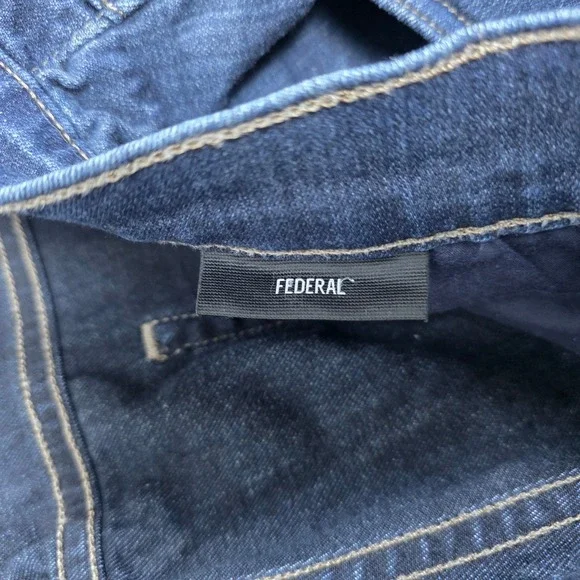 Paige Federal Men's Jeans Size 36 Dark Wash Denim Made in USA - Picture 4 of 9